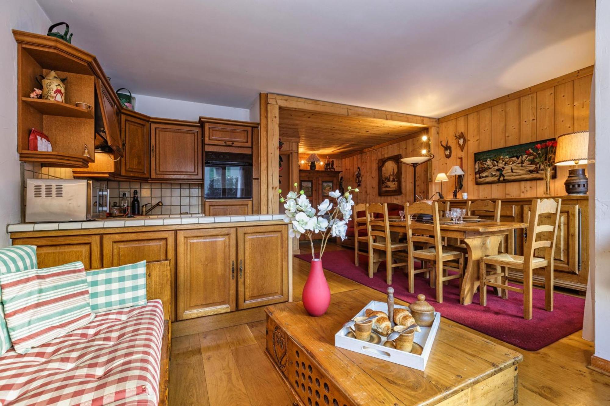 Duplex Aiguille Du Midi Large Terrasse - Happy Rentals Шамони Екстериор снимка