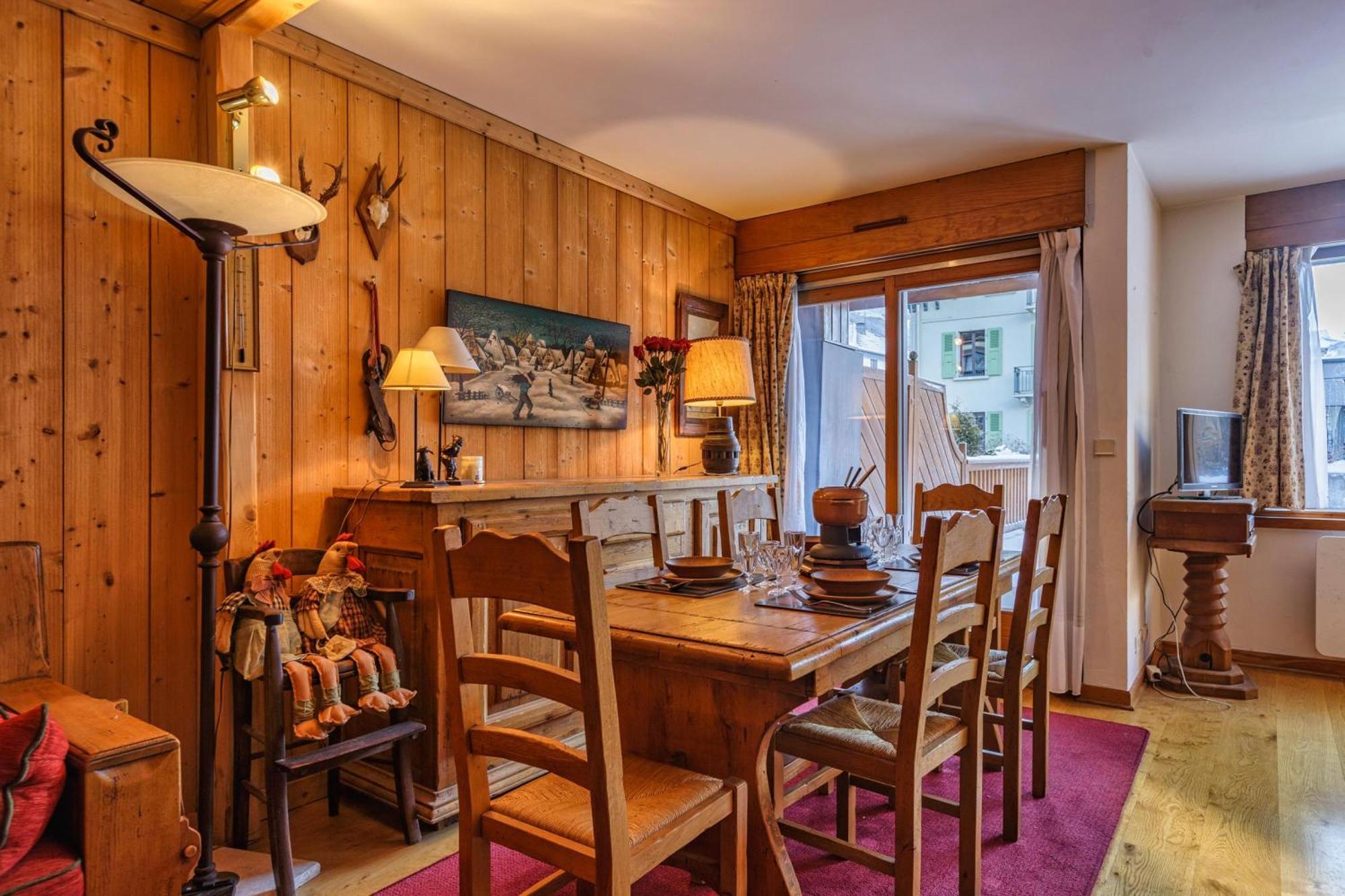 Duplex Aiguille Du Midi Large Terrasse - Happy Rentals Шамони Екстериор снимка